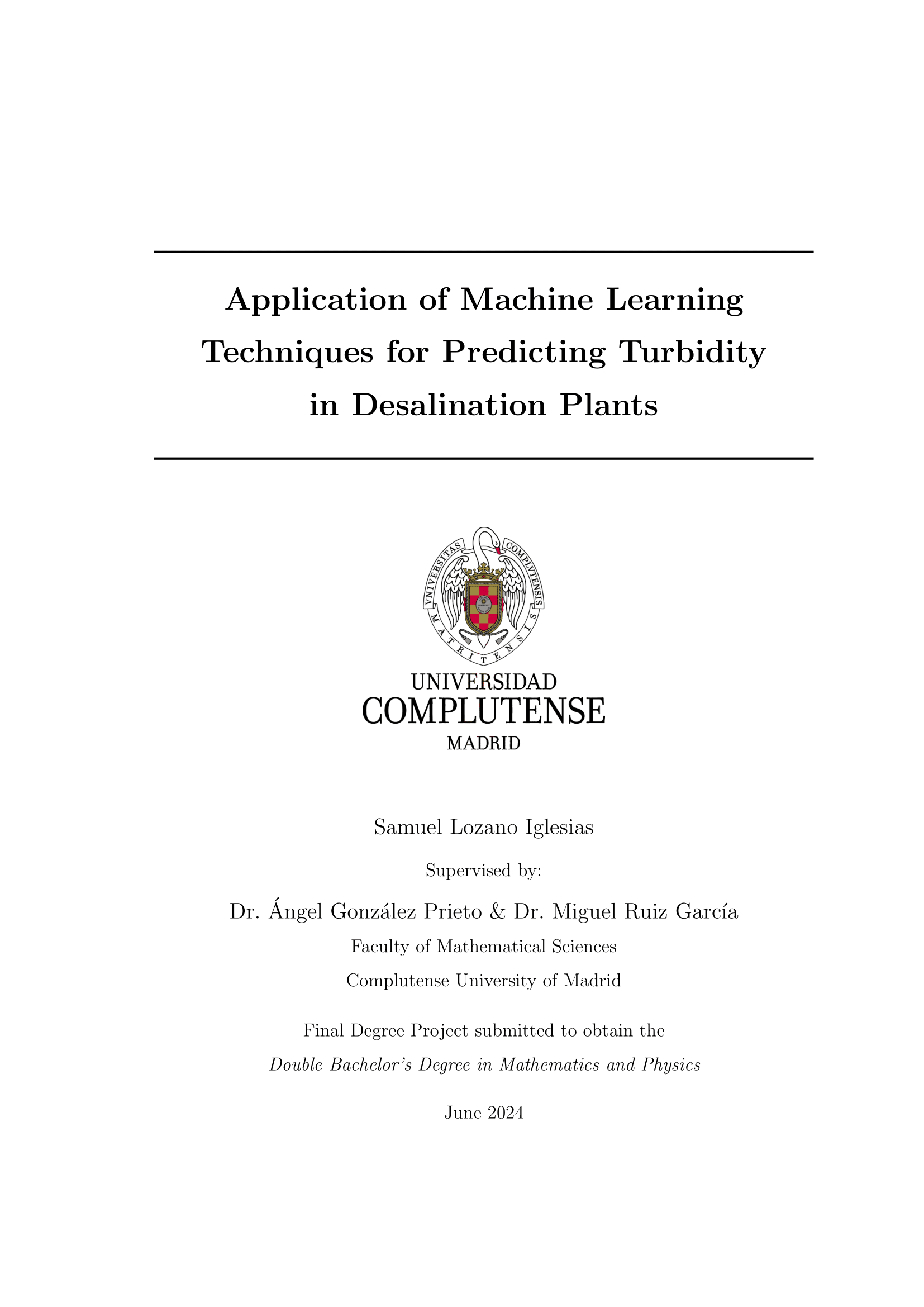 Mathematics BSc Thesis